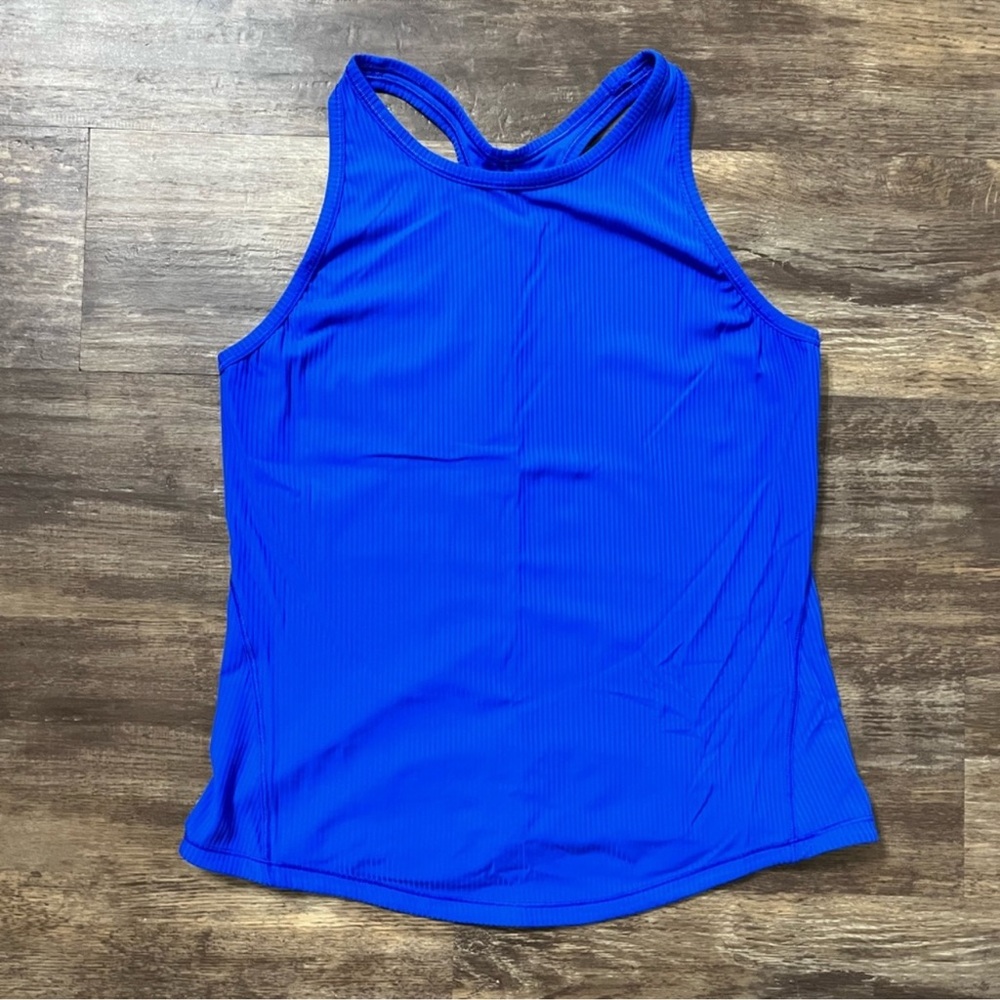 Lululemon Women's Pace Ribbed Tank Top in Blazer Blue Tone